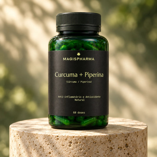 Curcuma + Piperina (Anti-inflamatório Natural)